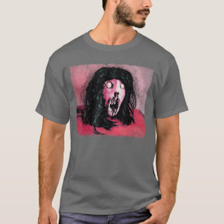 T-shirt Art de bande dessinée d'horreur tête coupée gore r