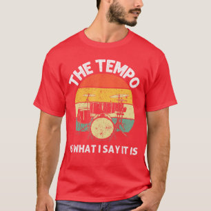 T-shirt Art de batterie drôle pour hommes femmes Drumline