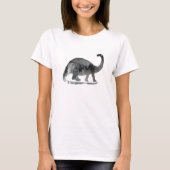 T-shirt Art de brontosaure (Devant)