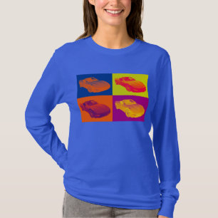 T-shirt Art de bruit convertible de voiture de muscle de