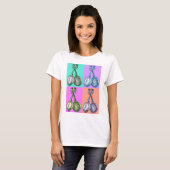 T-shirt Art de bruit de banjo (Devant entier)