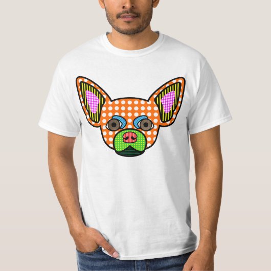 T-shirt Art de bruit de chiwawa (Devant)