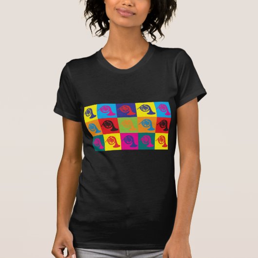 T-shirt Art de bruit de cor de harmonie (Devant)