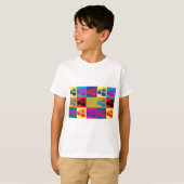 T-shirt Art de bruit de sushi (Devant entier)