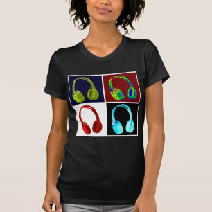 T-shirt Art de bruit d'écouteurs