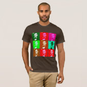 T-shirt Art de bruit .esque Abraham Lincoln (Devant entier)
