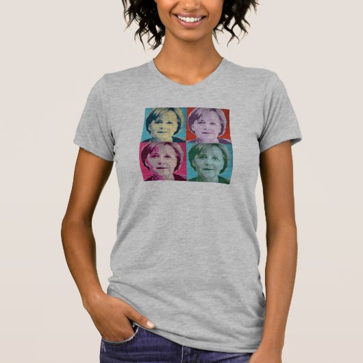 T-shirt Art de bruit Merkel - - (Devant)