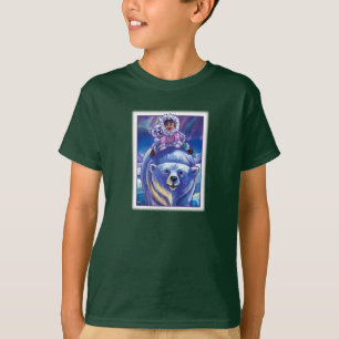 T-shirt Art de bus Ours Polaire