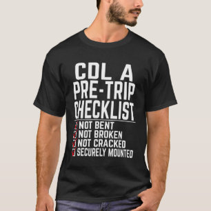 T-shirt Art de camionneur CDL cool pour hommes femmes cami