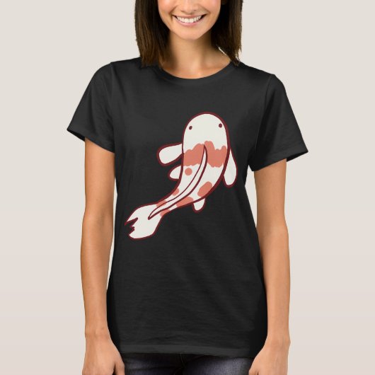 T-shirt art de carpe koï (Devant)