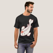 T-shirt art de carpe koï (Devant entier)