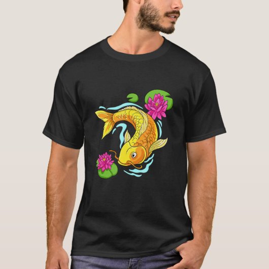 T-shirt Art de carpe koï (Devant)