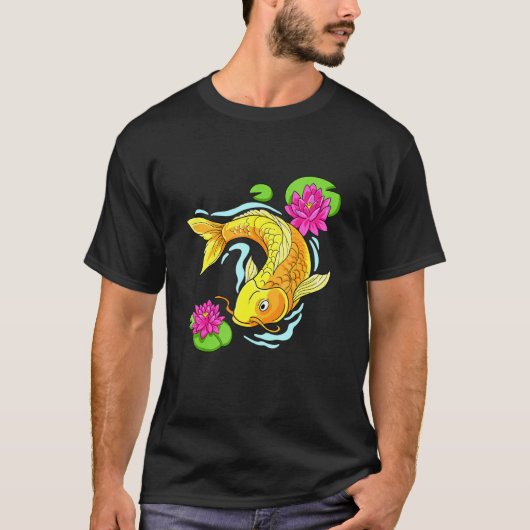 T-shirt Art de carpe koï (Devant)