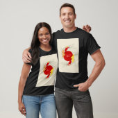 T-shirt art de carpes koï (Unisexe)