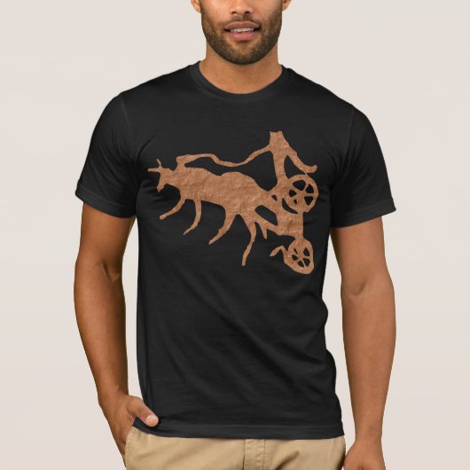 T-shirt art de caverne (Devant)