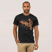 T-shirt art de caverne (Devant entier)