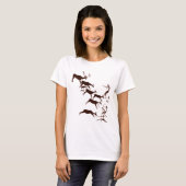 T-shirt Art de caverne de Lascaux (Devant entier)