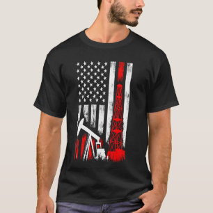 T-shirt Art de champ pétrolier cool pour hommes femmes for