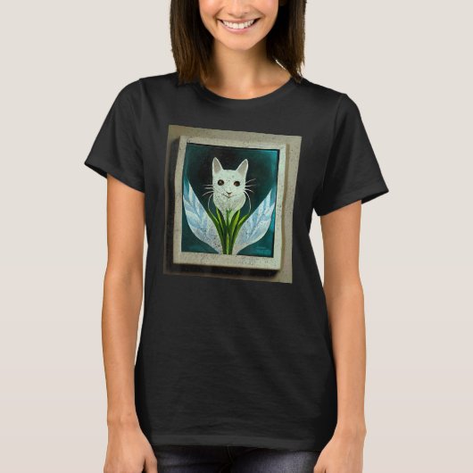 T-shirt Art de chat (Devant)