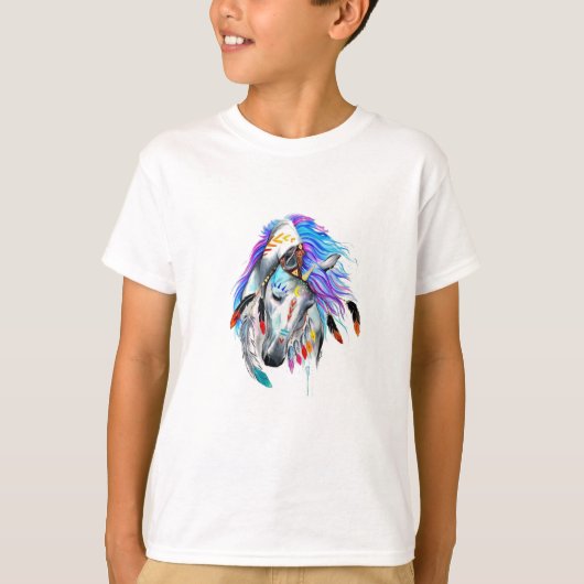 T-shirt Art de cheval (Devant)