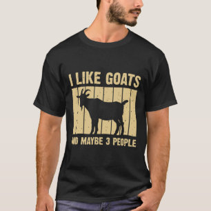 T-shirt Art de chèvre drôle pour hommes femmes enfants éle