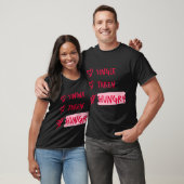 T-shirt Art de citation de relation drôle Unique Pris Faim (Unisexe)