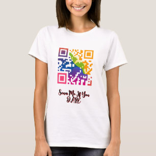 T-shirt Art de code QR dynamique