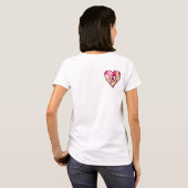 T-shirt Art de coeur (Dos entier)