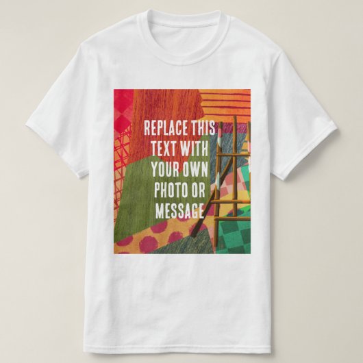 T-shirt Art de coloriage abstrait (Design devant)