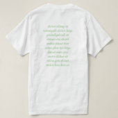 T-shirt Art de coloriage abstrait (Design dos)