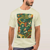 T-shirt Art de communauté inclusive (Devant)