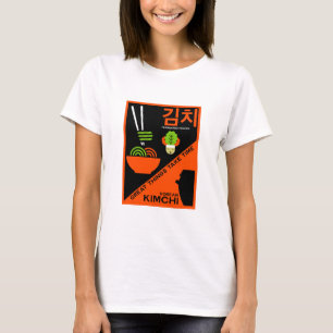T-shirt Art de cuisine coréen Kimchi