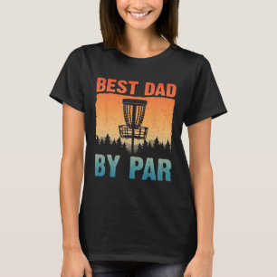 T-shirt Art de disc golf drôle pour les hommes Papa joueur
