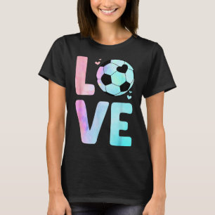 T-shirt Art de football cool pour femmes filles tout-petit