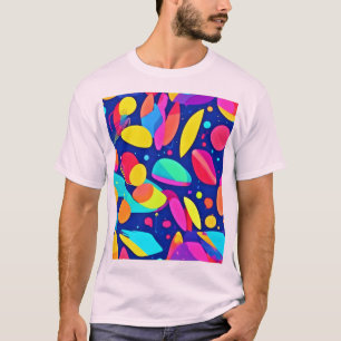 T-shirt Art de formes vibrantes