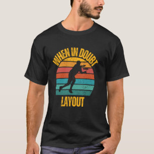 T-shirt Art de frisbee drôle pour hommes femmes disque vol