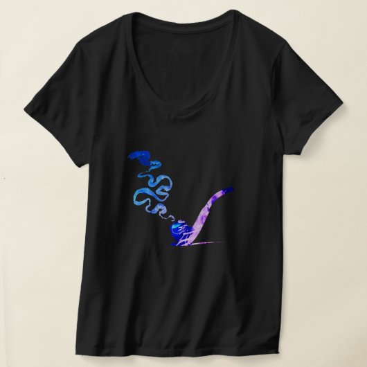 T-shirt Art de fumer la pipe (Miami) (Poser)