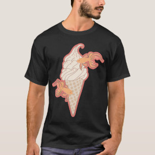 T-shirt art de glace de carpe koï