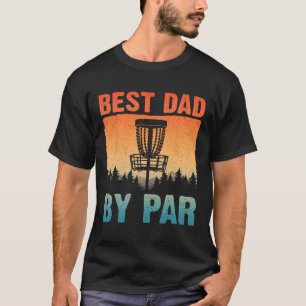 T-shirt Art de golf à disque drôle pour homme Papa joueur