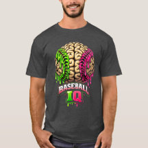 Art de goutte de cerveau de QI de baseball