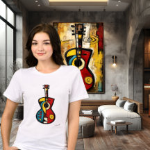 Art de guitare expressionniste abstrait – Musique