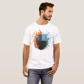 T-shirt Art de hockey (Devant entier)