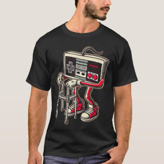 T-shirt Art de jeu vidéo drôle et ancien pour hommes et ga