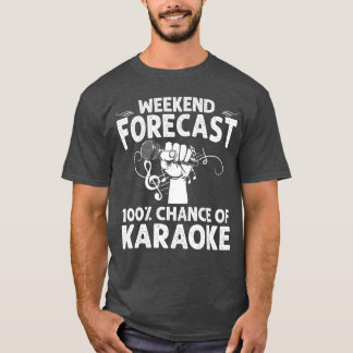 T-shirt Art de karaoké cool pour hommes et femmes Micropho