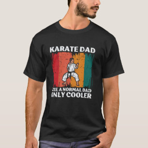 T-shirt Art de karaté rétro classique pour les hommes papa