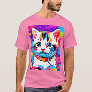 T-shirt Art de Kitty Coloré