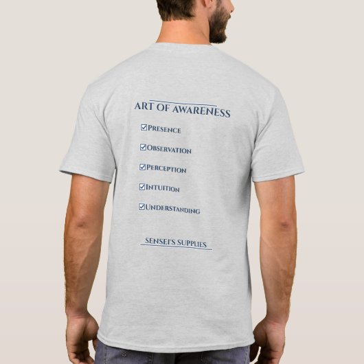 T-Shirt Art de la conscience (Dos)