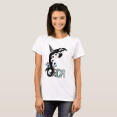 T-shirt Art de la liberté des orques (Devant entier)