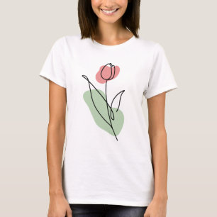 T-shirt Art de la ligne