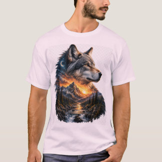 T-shirt Art de la nature sauvage
